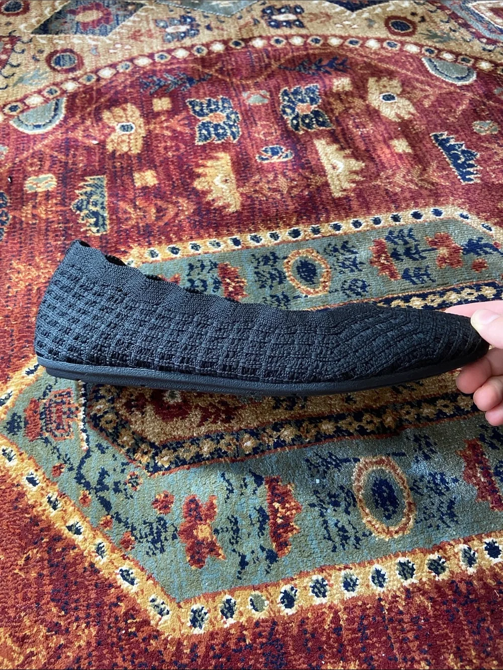 Skechers black stretchy